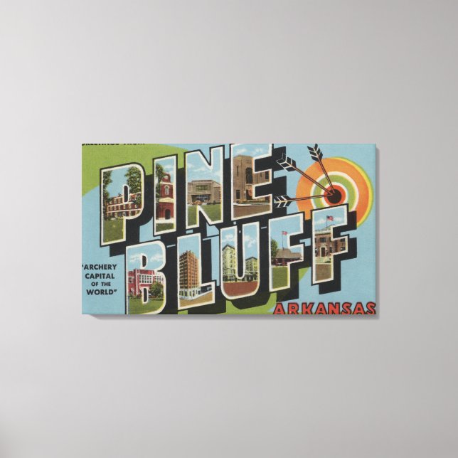 Gräs Bluff, Arkansas Canvastryck (Framsida)