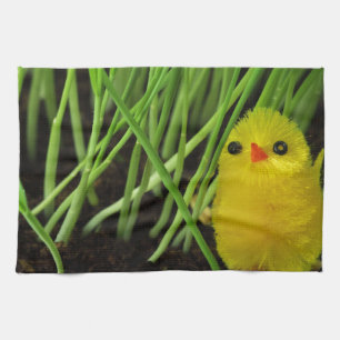 gräs chick kökshandduk