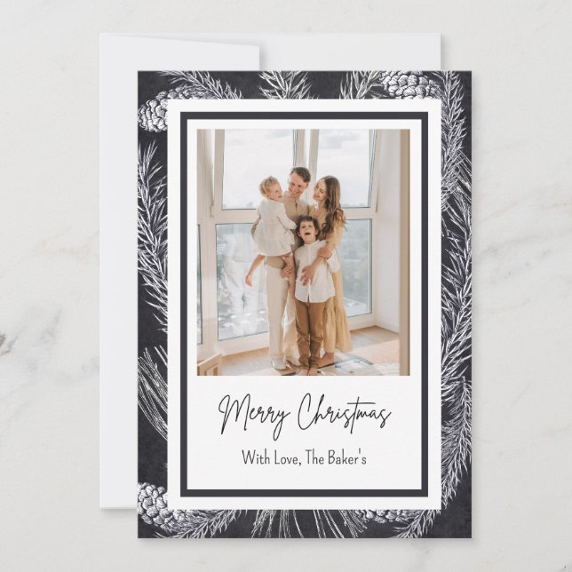 GRÄS CHRISTMAS-KORT INBJUDNINGAR (Framsida)