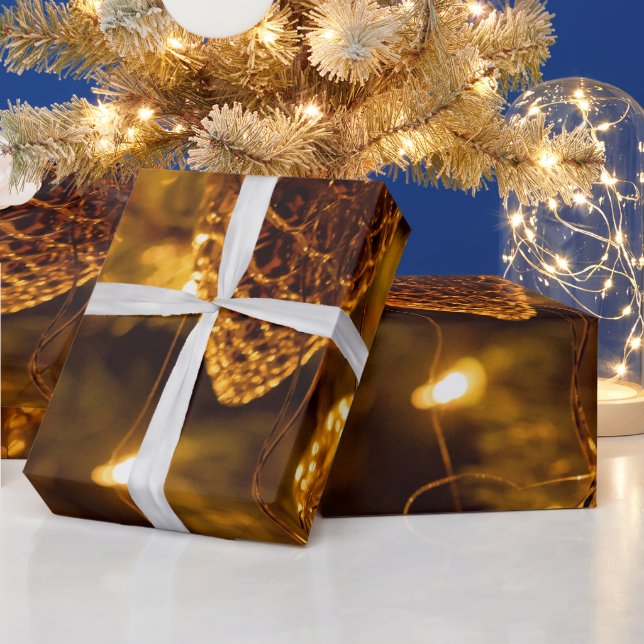 Gräs Cone Guld Presentpapper (Helgdagar)