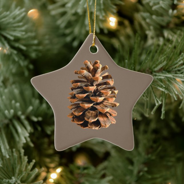 Gräs Cone Julgransprydnad Keramik (Träd)