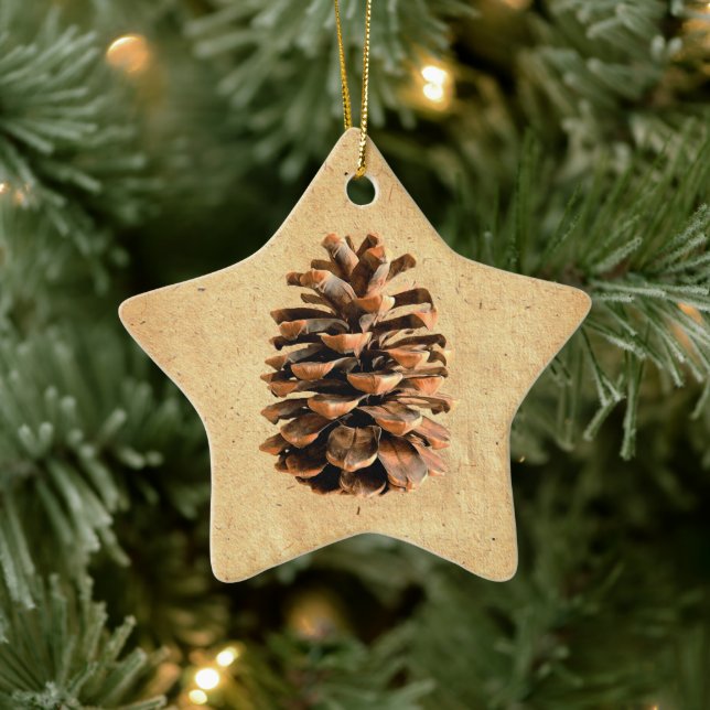 Gräs Cone Julgransprydnad Keramik (Träd)