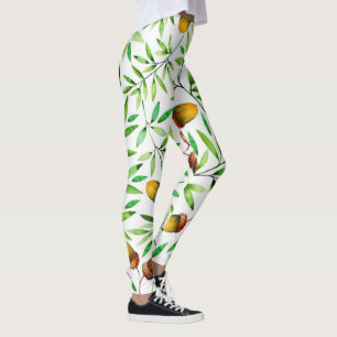 Gräs-cone-mönster- Zazzle_Growshop. Leggings