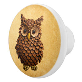 Gräs Cone Uggla Knopp