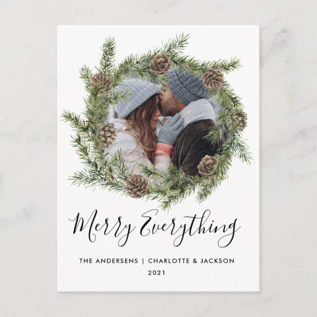 Gräs Cone Wandeans | Fotojulkort Helg Vykort (Framsida)