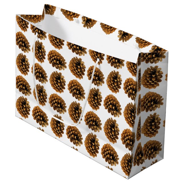 Gräs cones Gift Bag (Framsidan Vinklad)