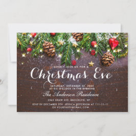 Gräs Cones Gren Rustic Helgdag jul Kväll Inbjudningar