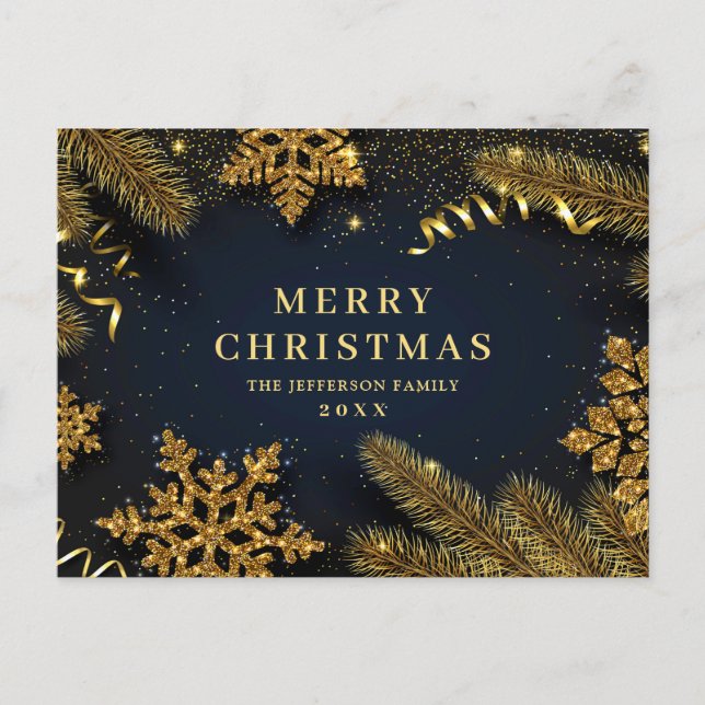 Gräs Cones jul Helgdag Corporate Hälsning Vykort (Framsida)