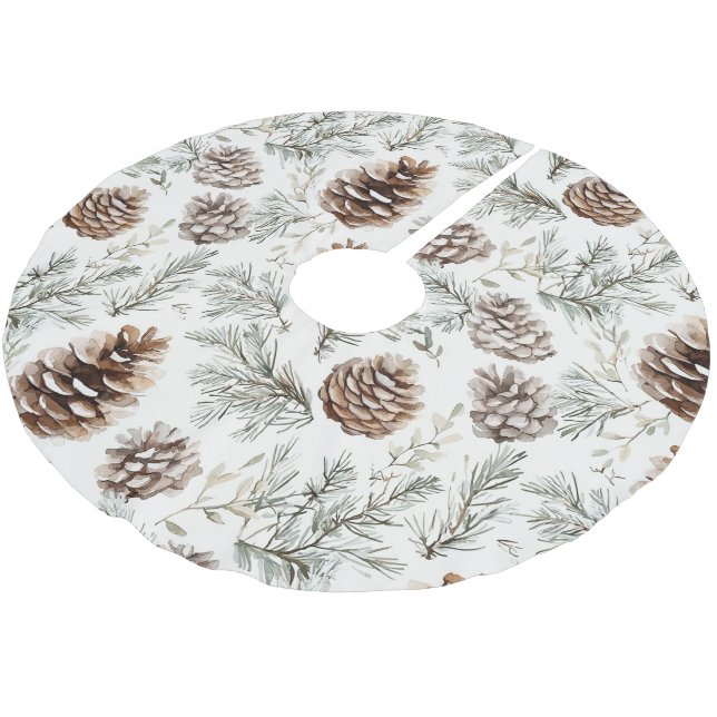 Gräs Cones jul Julgransmatta Borstad Polyester (Vinklad)