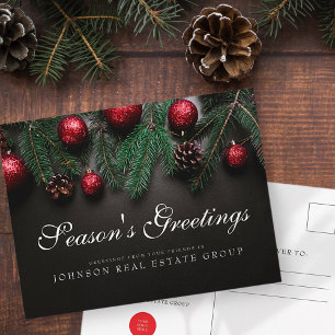 Gräs Cones jul Säsongshälsningar Vykort