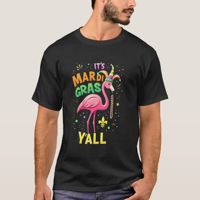 Gräs Flamingo Er Alla T Shirt (Framsida)