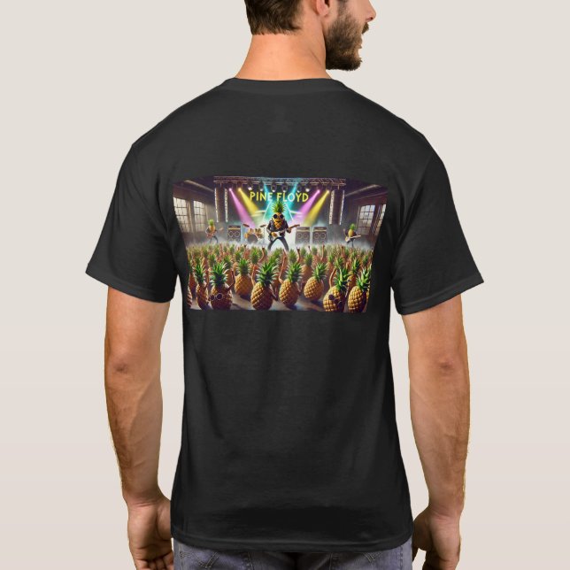 Gräs Floyd Live - ananasriket T Shirt (Baksida)