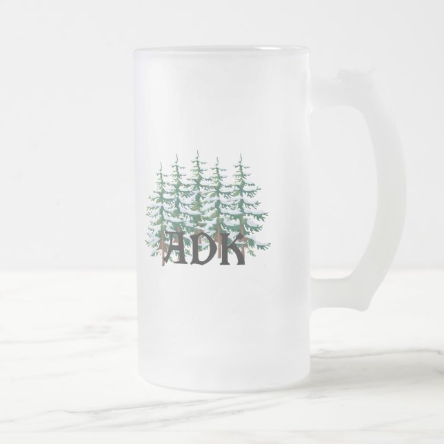 Gräs för ADK Adirondack Frostat Ölglas (Höger)