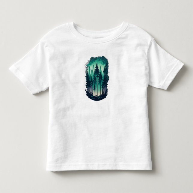 Gräs Forest Landscape Bra Jersey T Shirt (Framsida)