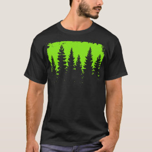 Gräs Forest Silhouette Streetwear T Shirt
