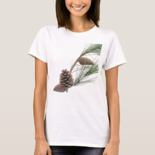 Gräs gren med konerna t shirt