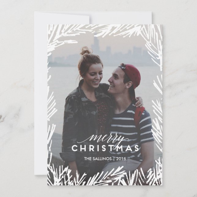 Gräs Gren Ram Julkort (Framsida)