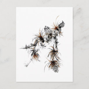 Gräs Gren, Sumi-e Vykort