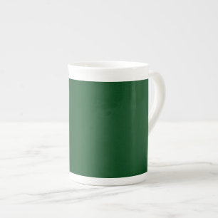 Gräs Grönt (fast färg)  Benporslin Mugg