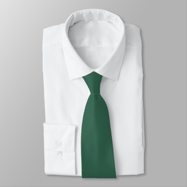 Gräs Grönt Solid Neck Tie Slips (Bunden)
