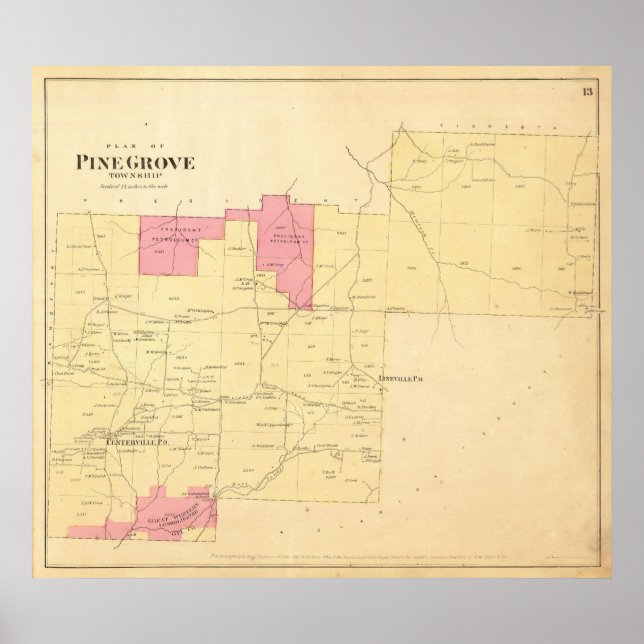 Gräs Grove Township Poster (Framsidan)