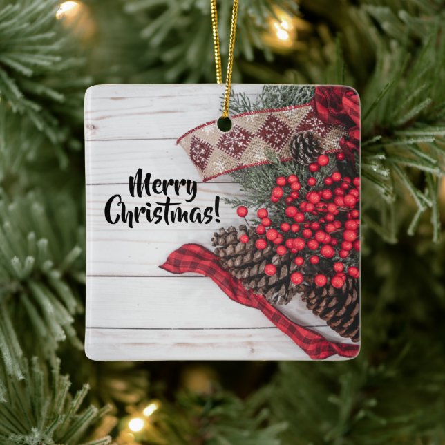 Gräs & Holly Collection Julgransprydnad Keramik (Träd)