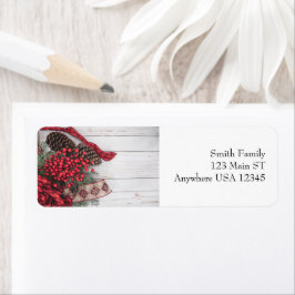 Gräs & Holly Collection Returadress Etikett