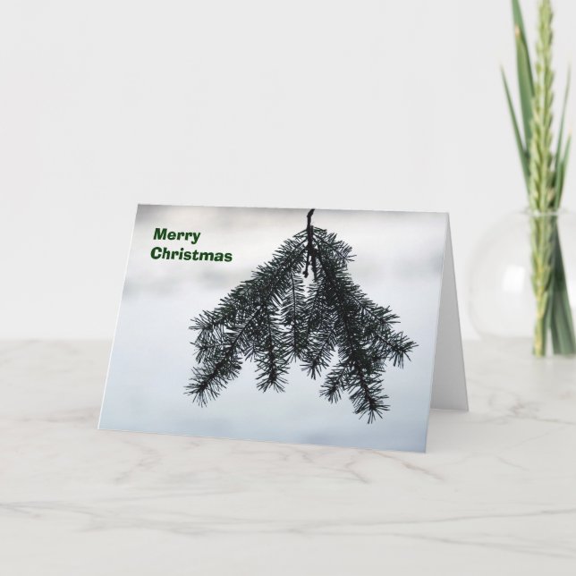 Gräs-i-snö kort (Framsida)