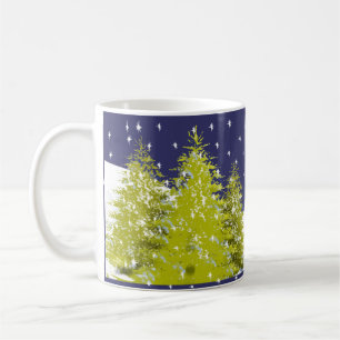 Gräs julstjärna Mugg med Måne Cloud