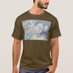 Gräs Knob Resort Trail Karta T Shirt