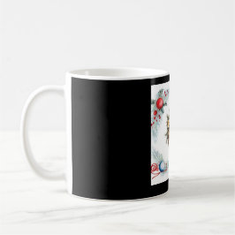 Gräs Kon, omgiven av andedräkt och prydnadsföremål Kaffemugg