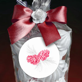 Gräs kröd grått vintervigseldekal för runt klistermärke