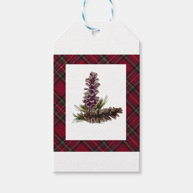 gräs-kuber och pläterade presentetikett (Framsidan)