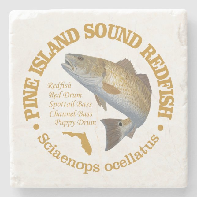 Gräs (kungsfisk) stenunderlägg (Framsidan)