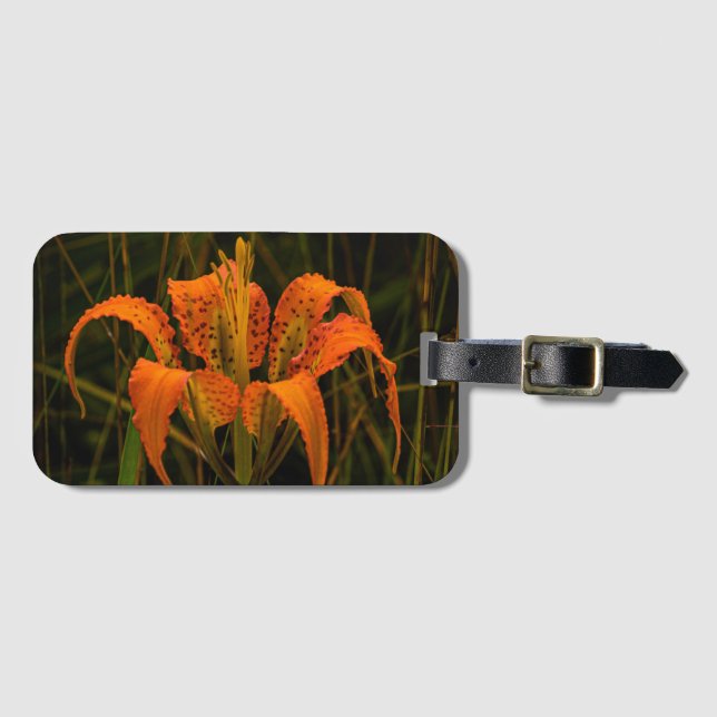 "Gräs Lily" Luggage Tag Bagagebricka (Framsida horisontal)