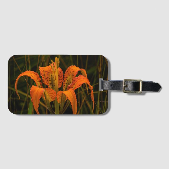 "Gräs Lily" Luggage Tag Bagagebricka (Framsida horisontal)