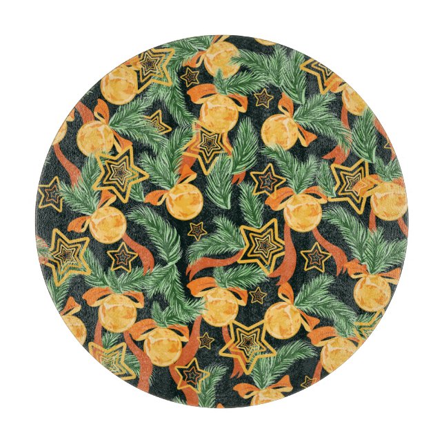 Gräs löv, stjärnor: Festive mönster (Framsidan)