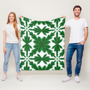 Gräs Mandala Fleece Blanket (3 storlekar)