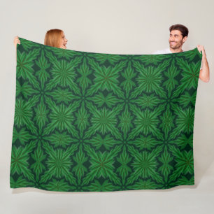 Gräs Mandala Forest Fleece Blanket (3 storlekar)