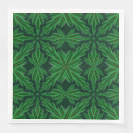 Gräs Mandala Forest Papper Napkins Pappersservett
