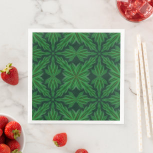Gräs Mandala Forest Papper Napkins Pappersservett