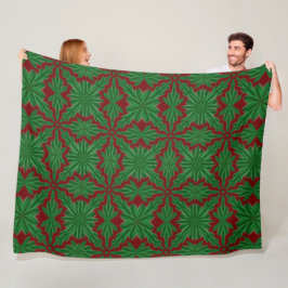 Gräs Mandala Garnet Fleece Blanket (3 storlekar)