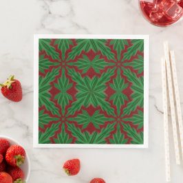 Gräs Mandala Garnet Papper Napkins Pappersservett