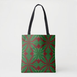 Gräs Mandala Garnet Shoulder Tote (2 storlekar) Tygkasse