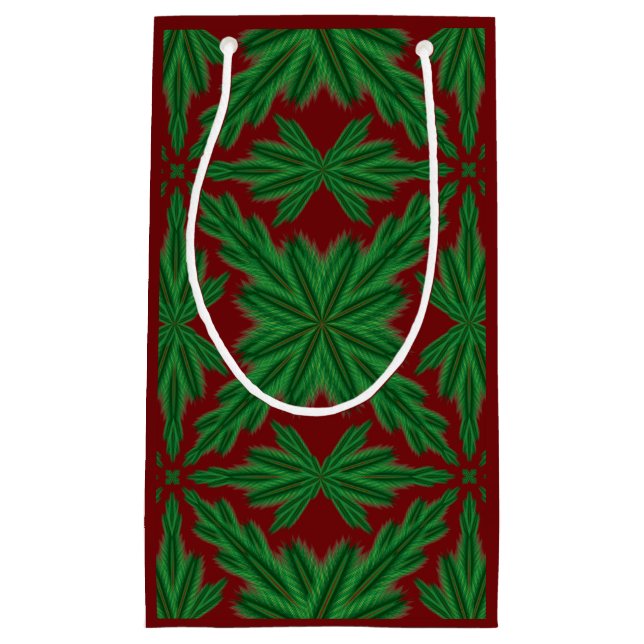 Gräs Mandala Garnet Small Gift Bag (Framsidan)