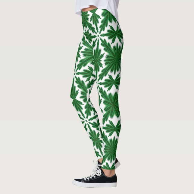 Gräs Mandala Leggings (Vänster)