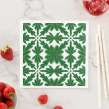 Gräs Mandala Pappra Napkins
