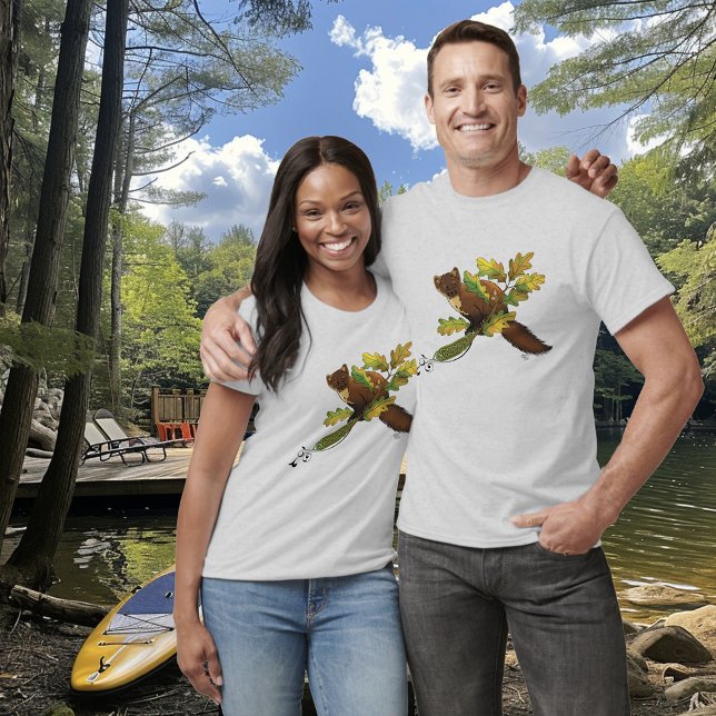Gräs Marten Höst löv T Shirt (Skapare uppladdad)