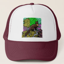 Gräs Marten i Heather