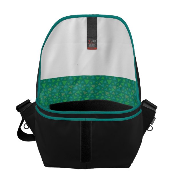 Gräs Messenger Bag (Framsidan Öppen)